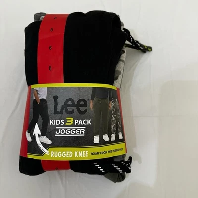 Jogger Lee Kids’ 3PK Rodilla Resistente Talla 6 Foto 1 de 4