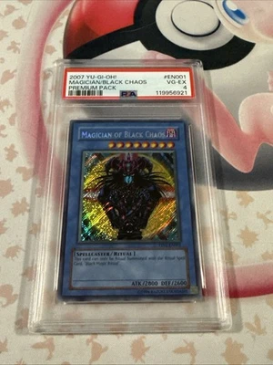 Yu-Gi-Oh! Premium Pack Magician of Black Chaos 2007 PP01-EN001 Unlimited PSA 4 - Image 1 of 4