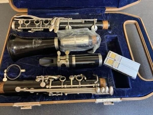 Vintage Buescher Aristocrat Clarinet Black Melodia Mouthpiece Martin Hard Case - Photo 1/7