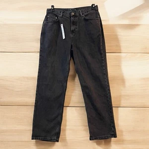 Jeans uomo ASOS 30 X 30 nero sbiadito dritto nuovo con etichetta - Foto 1 di 8