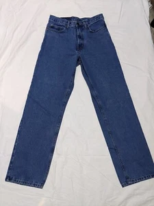 Full Blue Jeans~Size 30x32~100% Cotton~Made in Madagascar~Good Condition - Picture 1 of 4
