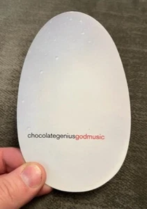 Chocolate Genius GodMusic Promo Sticker V2 Records 2001 - Picture 1 of 2