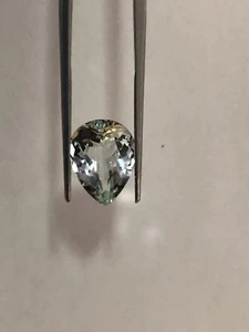 3.84 Ct. FLAWLESS VERY PALE BLUE COPPER BEARING PARAIBA TOURMALINE - Picture 1 of 8