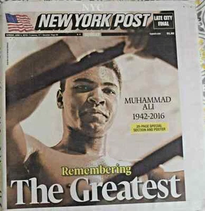Muhammad Ali New York Post 5/06/2016 - Imagen 1 de 4