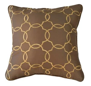 THE WELL DRESSED BED Mazagan Latte Vierfolien-Akzentkissen MIT EINLAGE 18 x 18 - Bild 1 von 5