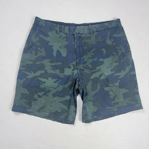 Ralph Lauren RLX Performance Chino Shorts Men's 40 Blue Camouflage 100% Cotton - Picture 1 of 13