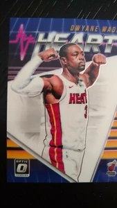 Dwayne Wade Carta Baloncesto Miami Heat heart insert NBA card 2018/19 Mint - Imagen 1 de 2
