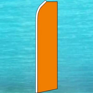 ORANGE EINFARBIGE FLATTERFLAGGE groß Feder Bande Banner Veranstaltungen Anlässe - Bild 1 von 4