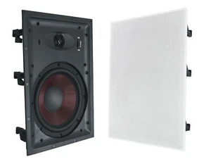 Pair Rockville WA858 8" In-Wall Home Speakers w Kevlar Woofer+Silk Dome Tweeter - Picture 1 of 10