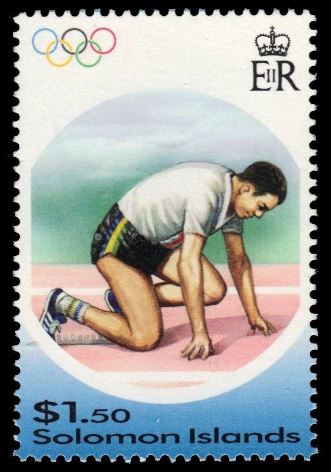 SOLOMON ISLANDS 971 - Athens Summer Olympics "Runner" (pa21694) - Image 1 of 1