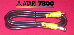 6Ft HQ RCA Video Cable & RF Coax TV Adapter for the Atari 7800 System - Picture 1 of 5