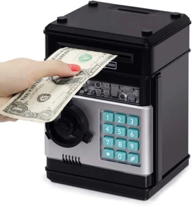 Refasy alcancía caja de monedas cajero automático moneda electrónica banco de dinero para niños--Ho - Imagen 1 de 12