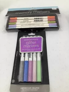 American Crafts  Glitter Markers And Memory Markers - Picture 1 of 6