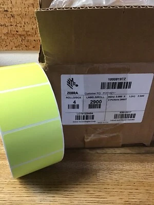  Direct Thermal 2"x3"  ZEBRA Eltron Barcode Labels 1 roll of 2900  10008197Z - Image 1 of 4