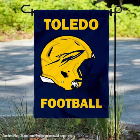 Toledo Rockets Football Helmet Garden Yard Banner Cover