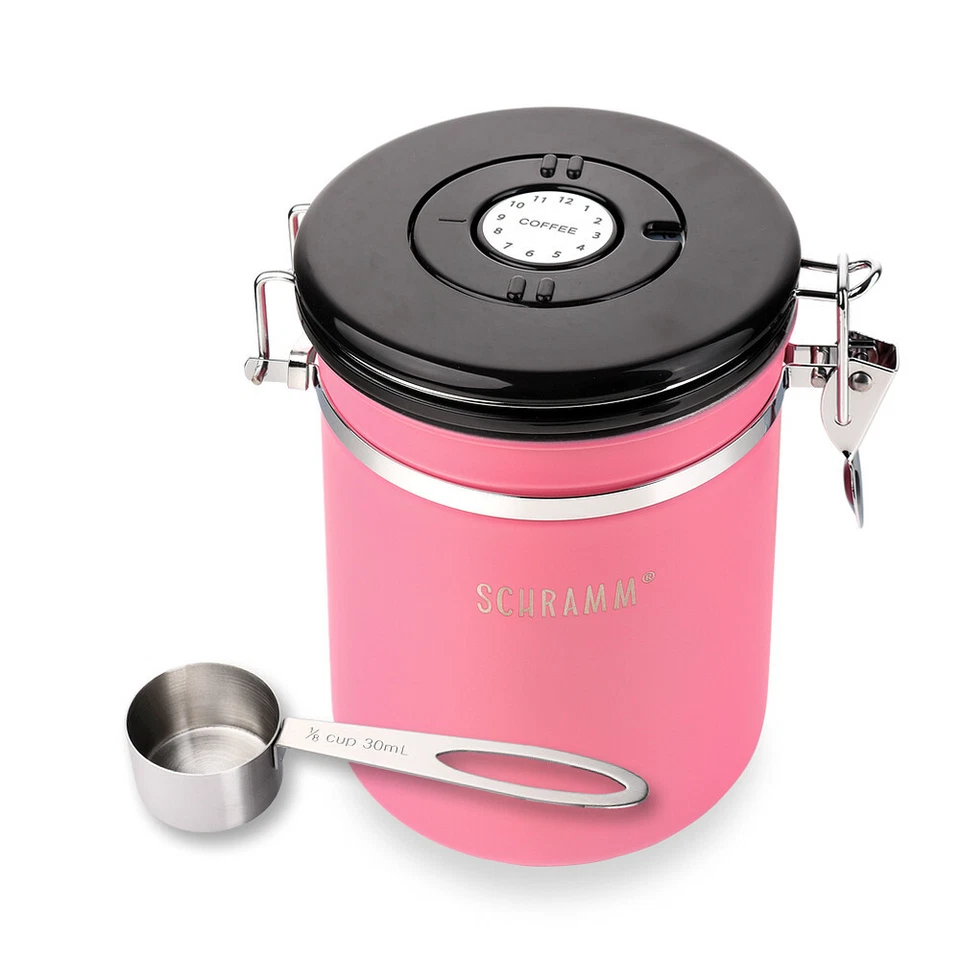 Schramm® Kaffeedose 1500ml 10 Farben Kaffeebehälter Edelstahl Aromadose Bohnen - Bild 1 von 1