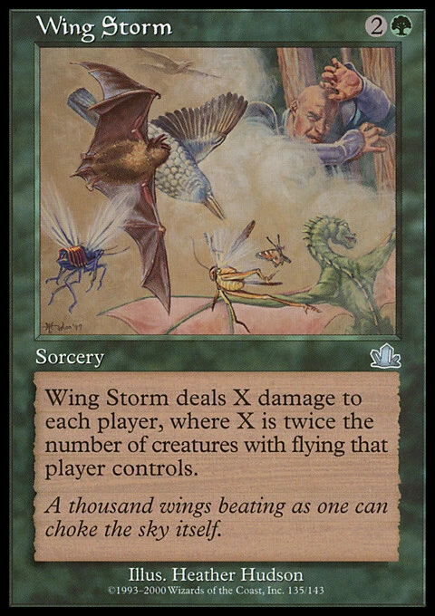 Magic the Gathering MTG Wing Storm (135) Prophecy   LP - Image 1 of 1