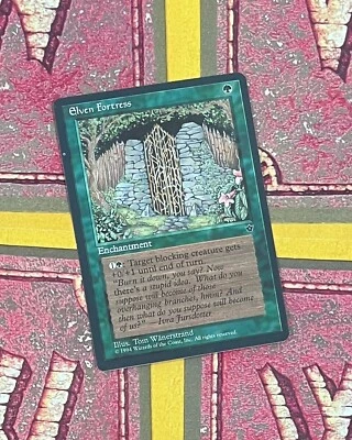 MTG ELVEN FORTRESS (Wanerstrand) Fallen Empire (Wyvern Back) (OldManMTG 010-540) - Image 1 of 4