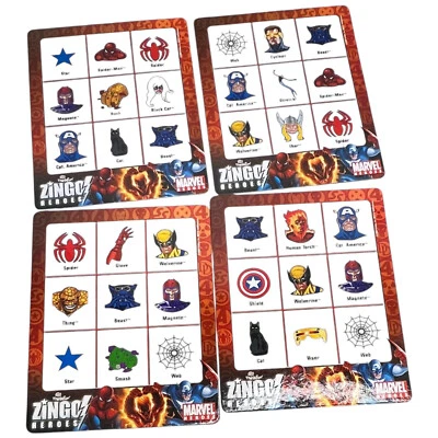 Marvel Zingo! Heros Bingo - COMPLETE - EUC - Think Fun - 2006 - Image 1 of 4