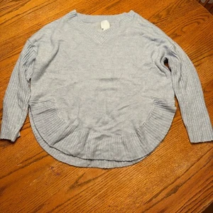 Sunday Sweater Blue Medium Women's, Minimalist Style, Casual Basics - Picture 1 of 6