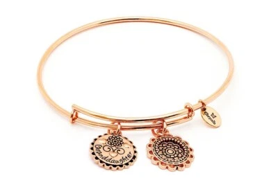 Pulseira expansível Chrysalis neta folheada a ouro rosa 18K - Imagem 1 de 4