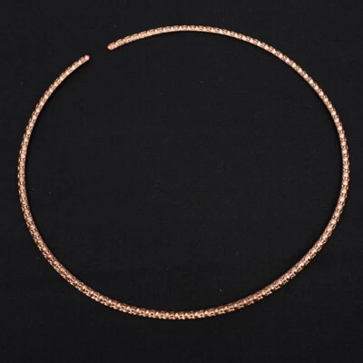 Copper Wire Collar Necklace Neck Wire Copper Wire Adjustable Necklace Jewelry - Image 1 of 4