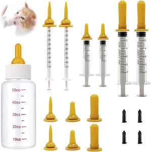 Aufzuchtflasche Haustier Hund Katze Kapsel Tablette Pillendose Druckknopf Pillen - Bild 1 von 12