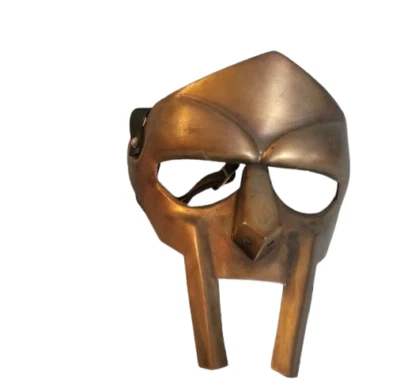 Маска MF DOOM Mad-villain Steel Face Armor средневековая маска ручной ковки - Изображение 1 из 4