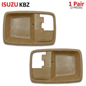 Par de bisel de taza manija de puerta interior se adapta a Isuzu KBZ Holden TF KB recogida 1981 '95 - Imagen 1 de 12