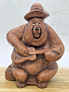 Vintage Country Bear Jamboree Big Al Ceramic Bank w/stopper Walt Disney World 8" - Picture 1 of 24
