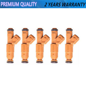 5Pcs New Fuel Injector For Volvo C70 S60 S70 V70 XC70 XC90 S80