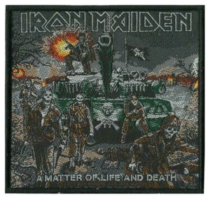 Iron Maiden - A Matter Of Life and Death Aufnäher 10 cm x 10 cm - Bild 1 von 1