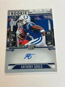 2024 CONTENDERS OPTIC ANTHONY GOULD ON CARD ROOKIE BIGLIETTO AUTO COLTS SP TN2 - Foto 1 di 2