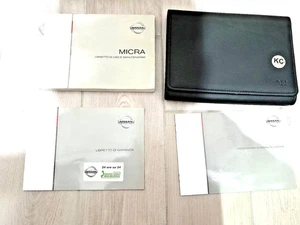 Nissan Micra k12 agosto 2003 mk3 terza serie KIT LIBRETTO USO E MANUTENZIONE OR - Foto 1 di 1