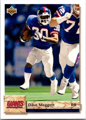 1992 Upper Deck - Dave Meggett #265 - Image 1 of 2