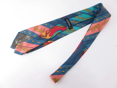 Corbata ICEBERG Usada Chatarra Para Hombre Unisex TODA SEDA 100 Multicolor Preciosa 9 Foto 1 de 4