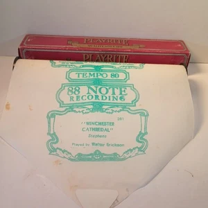 Rollos de piano Play-Rite 261-A Winchester Cathedral interpretados por Walter Erickson - Imagen 1 de 5