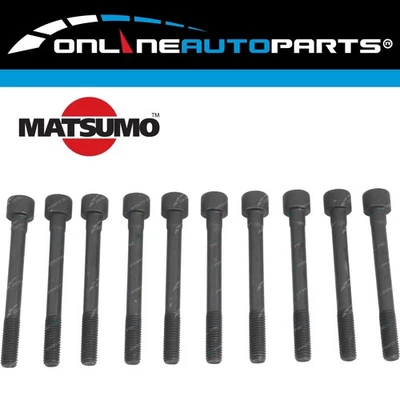 Engine Cylinder Head Bolt Set for Nissan Pulsar N16 4cyl 1.6L QG16DE 2000~2003 - Image 1 of 2