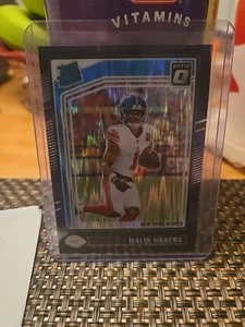 2024 Donruss Optic Purple Shock Malik Nabers RC # 271 - Picture 1 of 2