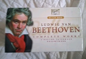 Ludwig Van Beethoven 85 CD Box Set Complete Works Brilliant Classics VG Cond - Imagen 1 de 5
