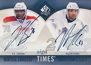 Upper Deck - Segno dei tempi - Subban/Kadri - Foto 1 di 1