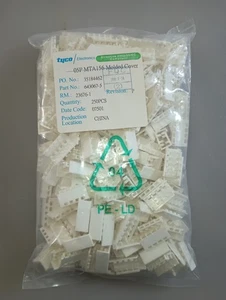 Tyco TE 05P MTA156 Molded Cover 643067-5 pack 250 - Picture 1 of 2