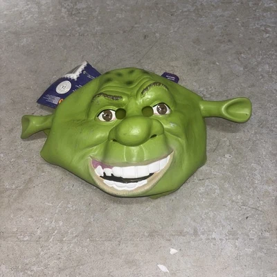 Dreamworks Latex Halloween Cosplay Costume Mask Vintage 2004 Shrek 3 Kids - Image 1 of 4