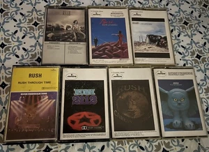 Rush Cassette 7 Tape Lot Fly By Night 2112   - Picture 1 of 15