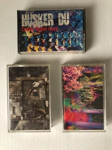HUSKER DU-BOB MOULD Lot of 3 cassettes-Candy Apple Grey/Warehouse Songs/Workbook - Picture 1 of 8