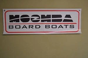 MOOMBA SKI BOARD BOAT BANNER SIGN WAKE BOARDING Parts Garage Shop Mechanic 10day - Picture 1 of 4