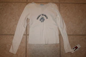 Neu mit Etikett Tommy Hilfiger Mädchen Größe Small LS Wildcats Logo Top - Bild 1 von 2