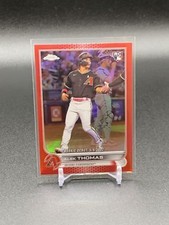 2022 Topps Chrome Update Alek Thomas RC Red Refractor /25 | Arizona Diamondbacks