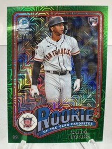 Marco Luciano RC/99 Verde Mojo Cromo Refractor ROY Favoritos 2024 Bowman - Imagen 1 de 2