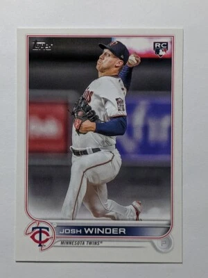 2022 Topps Update #US6 Josh Winder RC Twins - Image 1 of 2